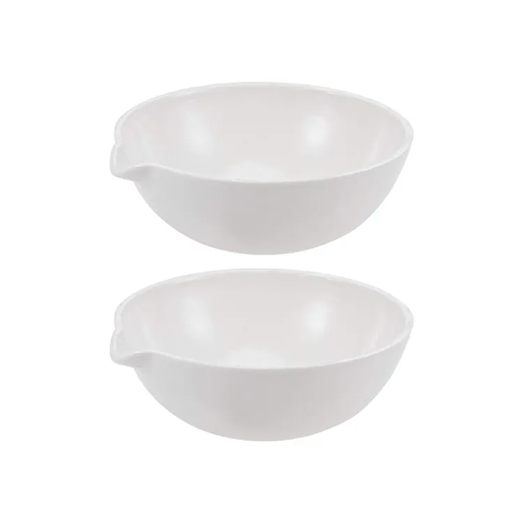 60ml 100ml 125ml 200ml Piring Evaporasi Porselen Digunakan di Lab Kimia