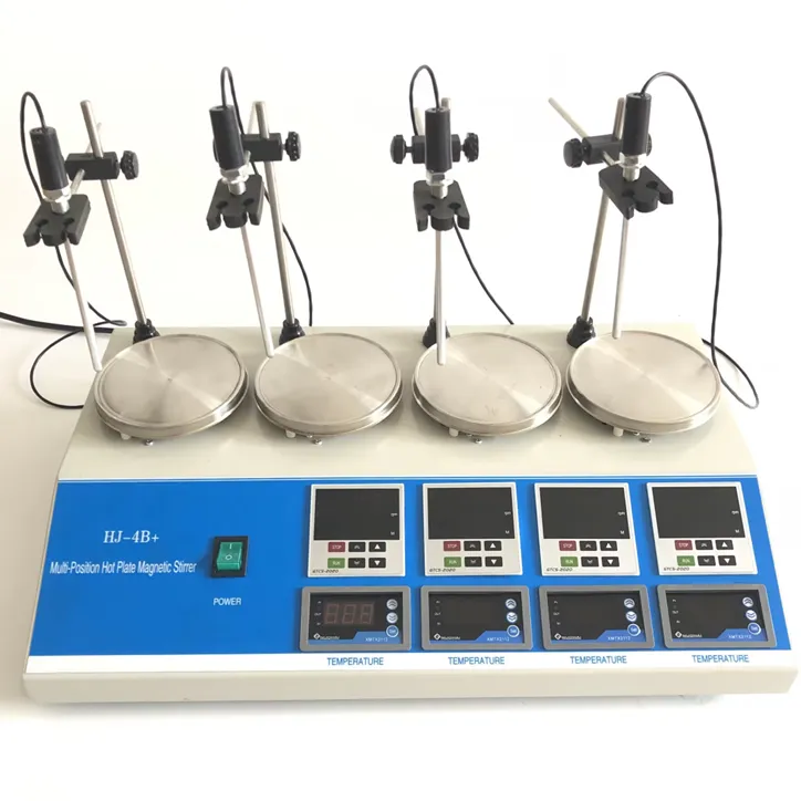 Pengaduk Magnetik Multi Posisi Dengan Hot Plate