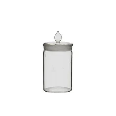 Botol Timbang Kaca Laboratorium Bentuk Tinggi dengan Sumbat Kaca Tanah